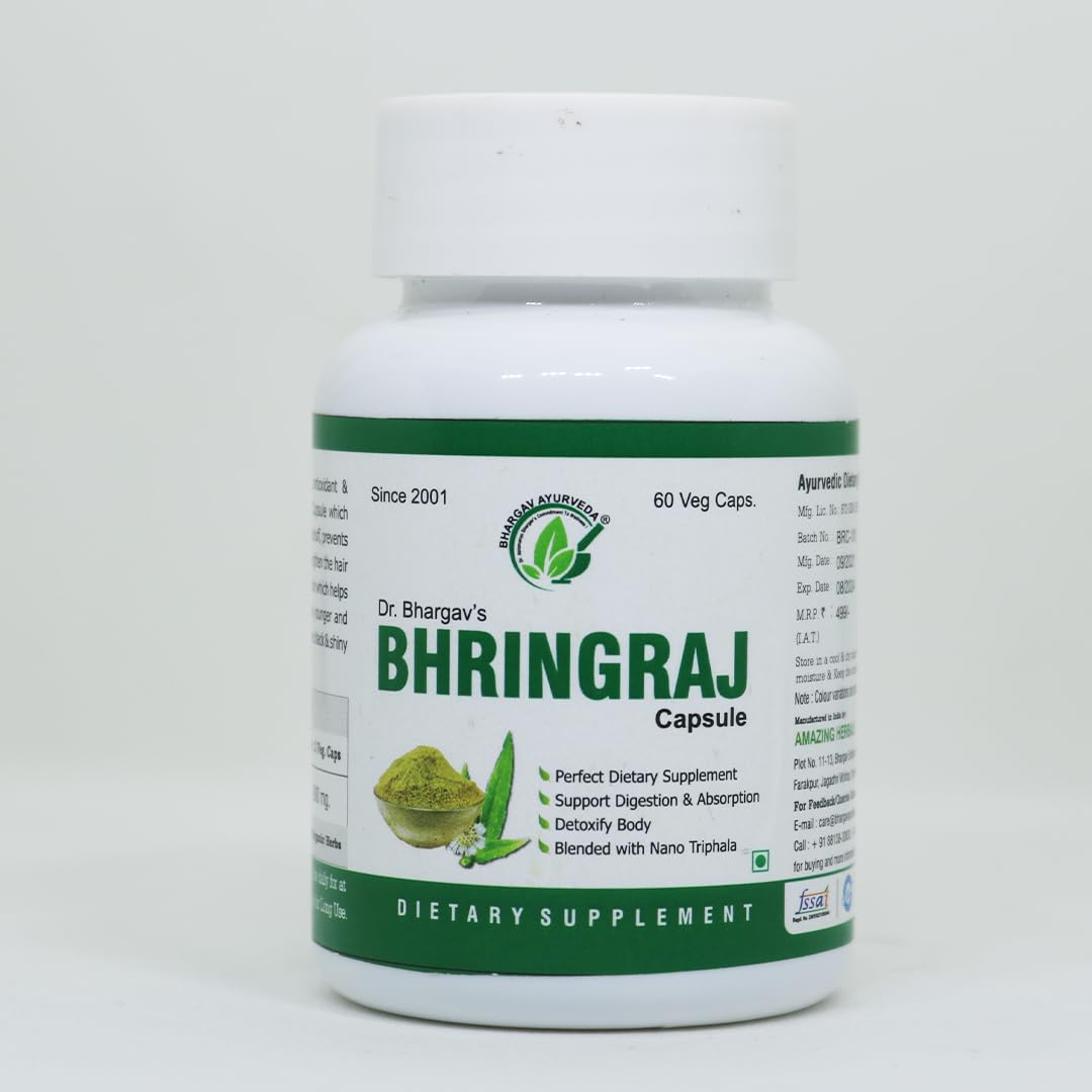 Best Bhringraj Capsules In India For Hair Growth Molshree Ayurveda