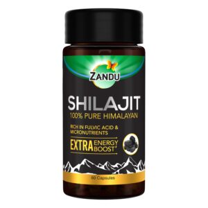 Zandu 100% Pure Himalayan Shilajit Caps